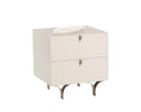 Small Cream Nightstand Celine by Matho Sun, view 2