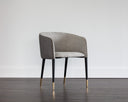 Flint Grey / Napa Taupe Dining Armchair Asher by Matho Sun, view 4