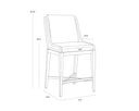Arashi Black Counter Stool Sorrento by Matho Sun, view 7