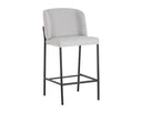 Light Grey / Bravo Cognac Counter Stools set of 2 Pearce by Matho Sun