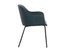 Dark Teal Dining Armchair Hensley by Matho Sun, view 3