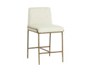 Geralt Linen Counter Stool Lathan by Matho Sun