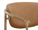 Milliken Cognac Dining Armchair Heloise by Matho Sun, view 6