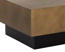 Antique Brass Coffee Table Blakely by Matho Sun, view 4