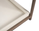 Small Champagne Gold Cream Nightstand Rebel by Matho Sun, view 6