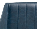 Vintage Blue Lounge Chair Wolfe by Matho Sun, view 7