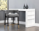 Antonio Charcoal Counter Stool Callem by Matho Sun, view 4