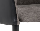 Sparrow Grey / Napa Black Dining Armchair Asher by Matho Sun, view 5