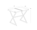 Vintage Cognac Leather Stool Elon by Matho Sun, view 5