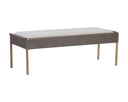 Belfast Heather Grey / Bravo Ash Bench Bellevue by Matho Sun, view 2