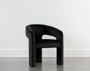 Abbington Black Dining Armchair Isidore by Matho Sun, view 5