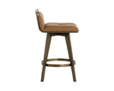 Milliken Cognac Counter Stool Arizona Swivel by Matho Sun, view 3