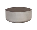 Grey Wood Grain Brown Coffee Table Diaz by Matho Sun, view 2