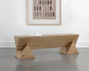 Rustic Oak Bench Gregor by Matho Sun, view 5