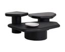 Small Black Coffee Table Detti by Matho Sun