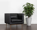 Vintage Black Armchair Batavia by Matho Sun, view 5