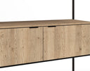 Rustic Oak Black Wall Desk Ambrose Modular by Matho Sun, view 6