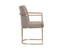 Belfast Oyster Shell Dining Armchair Rayla by Matho Sun, view 3