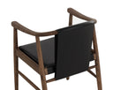 Onyx Leather Dining Armchair Aran by Matho Sun, view 5