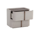 Small Cream Nightstand Jamille by Matho Sun, view 3