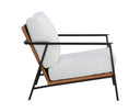 Stinson White Armchair Milan by Matho Sun, view 6