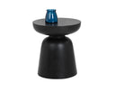 Black End Table Lucida by Matho Sun, view 2