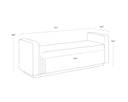 Maven Black Bench Odette by Matho Sun, view 5