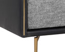 Nash Zebra / Coal Black Armchair Ashi by Matho Sun, view 5