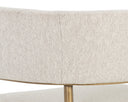 Dove Cream Lounge Chair Maestro by Matho Sun, view 8