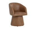 Copley Cognac Dining Armchair Etta Swivel by Matho Sun