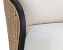 Louis Cream Armchair Bora Swivel by Matho Sun, view 6