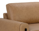 Ludlow Sesame Leather Sofa Camus by Matho Sun, view 5