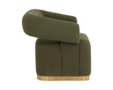 Copenhagen Olive Lounge Chair Aggie Swivel by Matho Sun, view 3