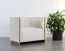 Rhea Light Barley Armchair Larron by Matho Sun, view 6
