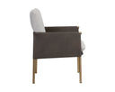 Belfast Heather Grey / Bravo Ash Lounge Chair Bellevue by Matho Sun, view 3