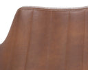 November Grey / Bravo Cognac Dining Armchair Griffin by Matho Sun, view 8