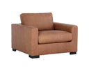 Marseille Camel Leather Armchair Baylor by Matho Sun