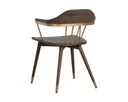 Distressed Brown Dining Armchair Demi by Matho Sun, view 4