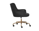 Vintage Black Office Chair Franklin by Matho Sun, view 3