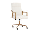 Natural Heather Ivory Tweed Office Chair Collin by Matho Sun, view 2