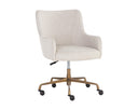 Beige Linen Office Chair Franklin by Matho Sun