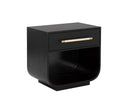 Black Nightstand Tarrant by Matho Sun