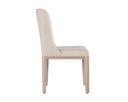Light Oak Mainz Cream Dining Chair Elisa by Matho Sun, view 3