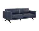 Cortina Ink Leather Sofa Rogers by Matho Sun