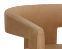 Ludlow Sesame Leather Lounge Chair Cobourg by Matho Sun, view 6