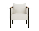 Heather Ivory Tweed Lounge Chair Wilder by Matho Sun, view 2