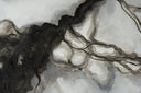 72" X 48" Black Floater Frame Screen Smoke by Matho Sun, view 2