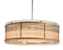 Large Brass Clear Chandelier Kore by Matho Sun, view 2