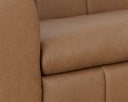 Lucia Cognac Leather Sofa Cyril by Matho Sun, view 5