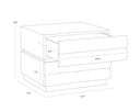 Chocolate Nightstand Subira by Matho Sun, view 7